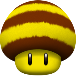 Mushroom - Bee Icon 256x256 png